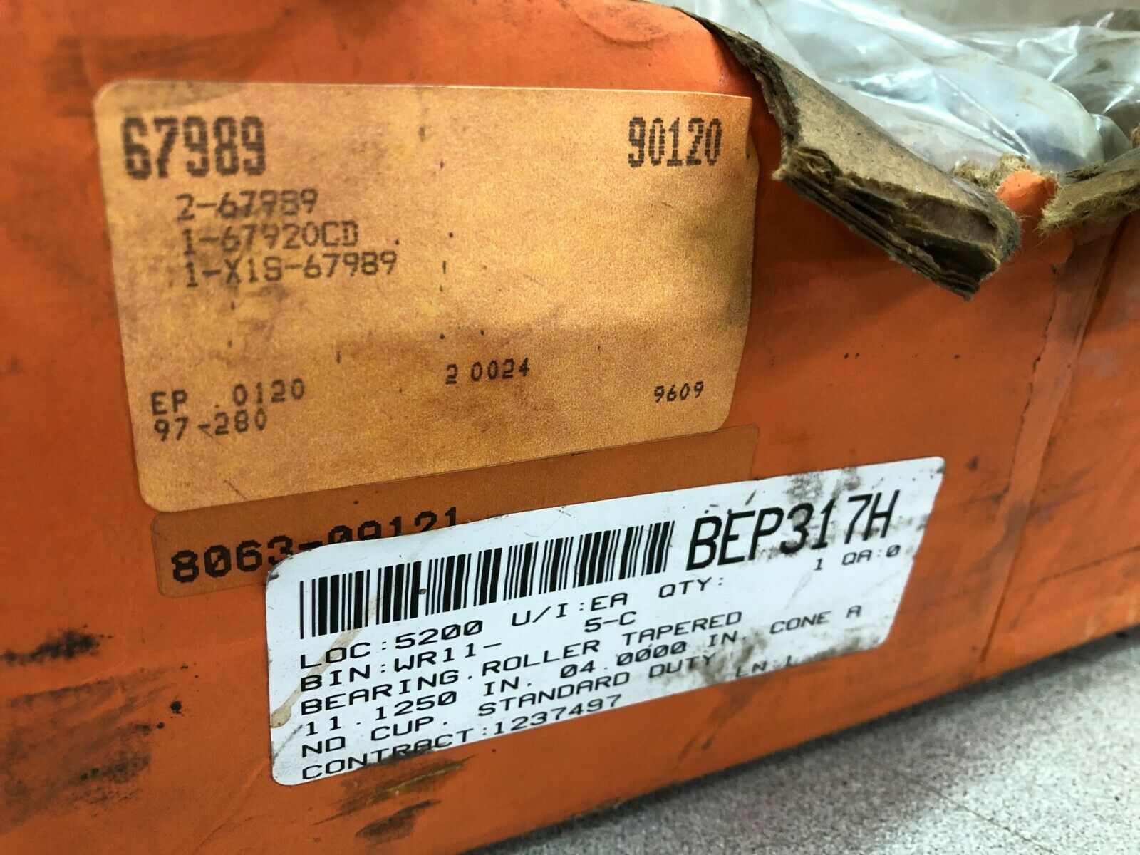 NEW TIMKEN 67989 90120 TAPERED ROLLER BEARING 2-ROW ASSEMBLY 67920CD X1S-67989