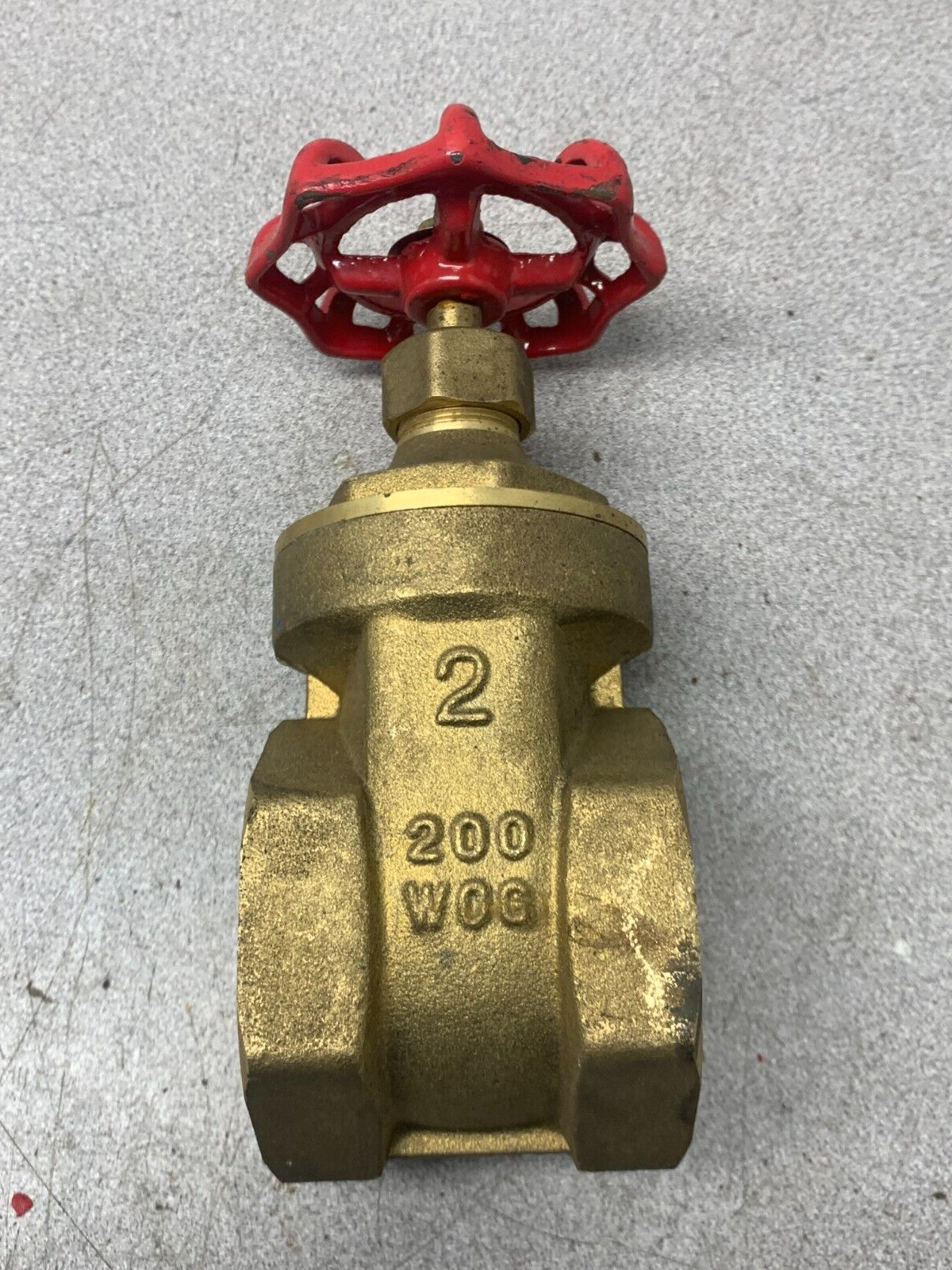 NEW NO BOX BRAND UNKNOWN 2" GATE VALVE 200WOG