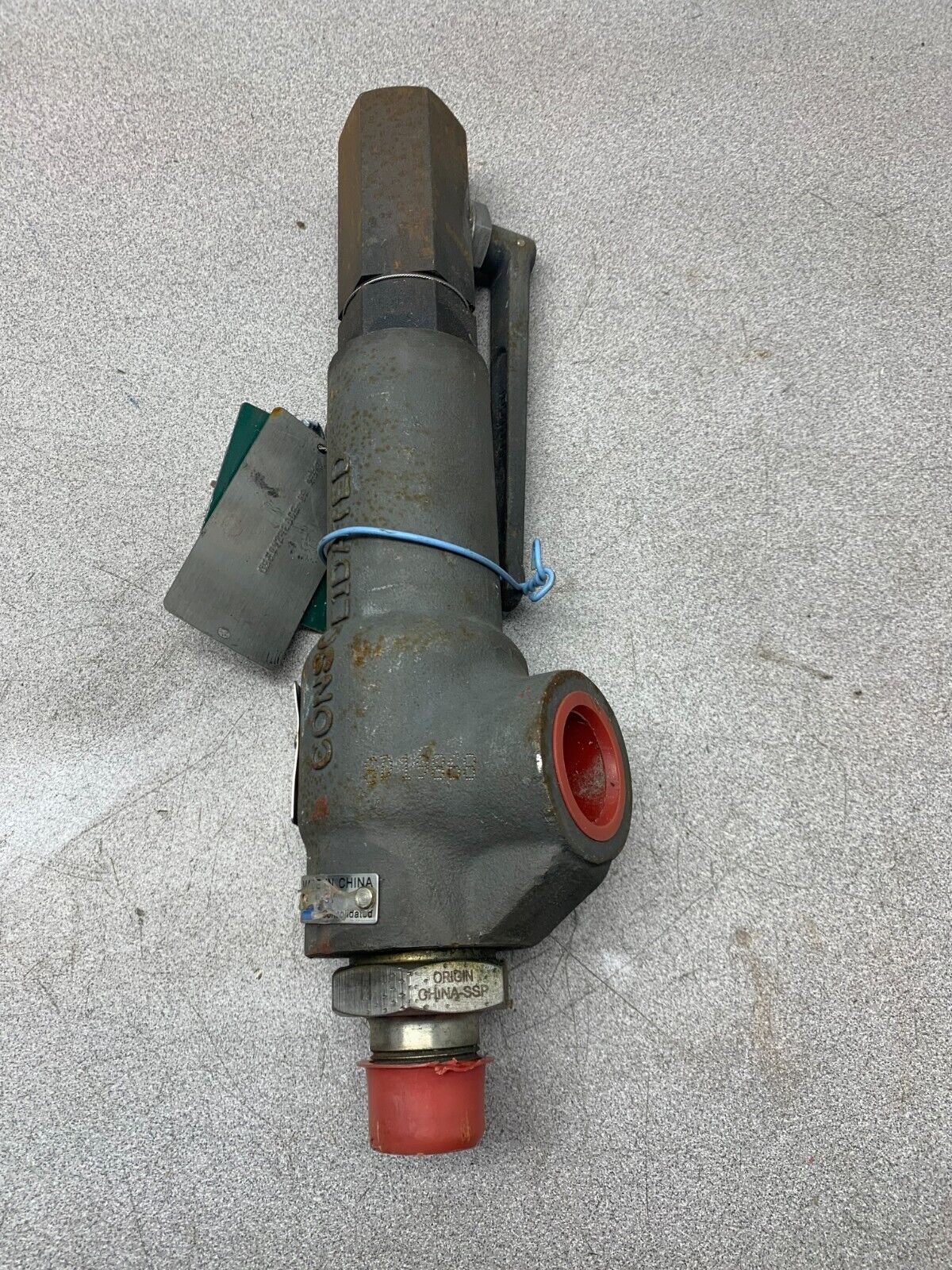 CONSOLIDATED VALVE 3/4"  350 PSIG. SAFETY RELIEF 19126MCG-2-CC-MS-33-MT-FT-SS