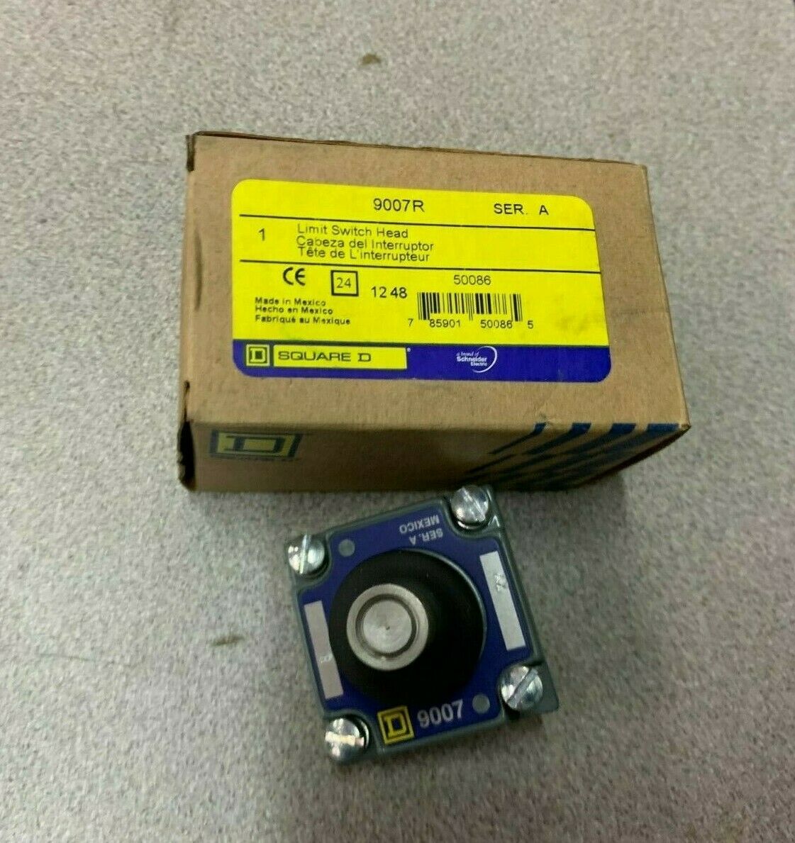 NEW IN BOX SQUARE D LIMIT SWITCH HEAD 9007R