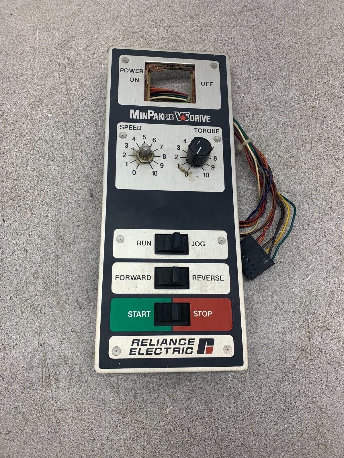 USED RELIANCE ELECTRIC 14C206 MINIPAK PLUS OPERATOR CONTROL STATION 86485-15Y