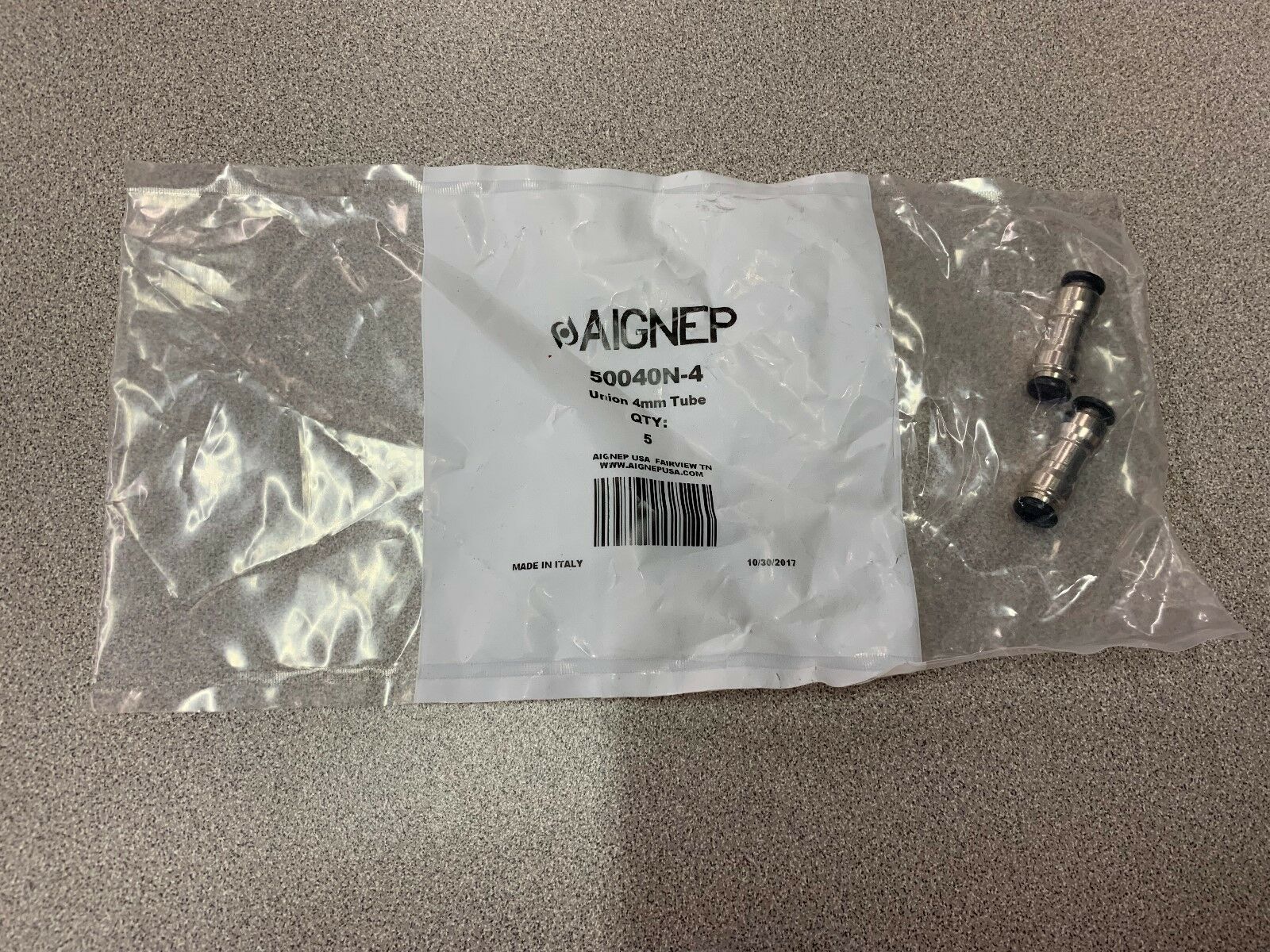 NEW IN BAG LOT OF 2 AIGNEP TUBE 50040N-4