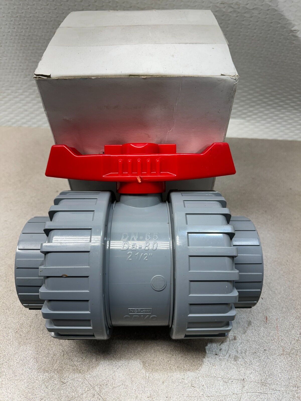 NEW FNW 2-1/2" CPVC EDPM TRUE UNION BALL VALVE FNW350NAEL