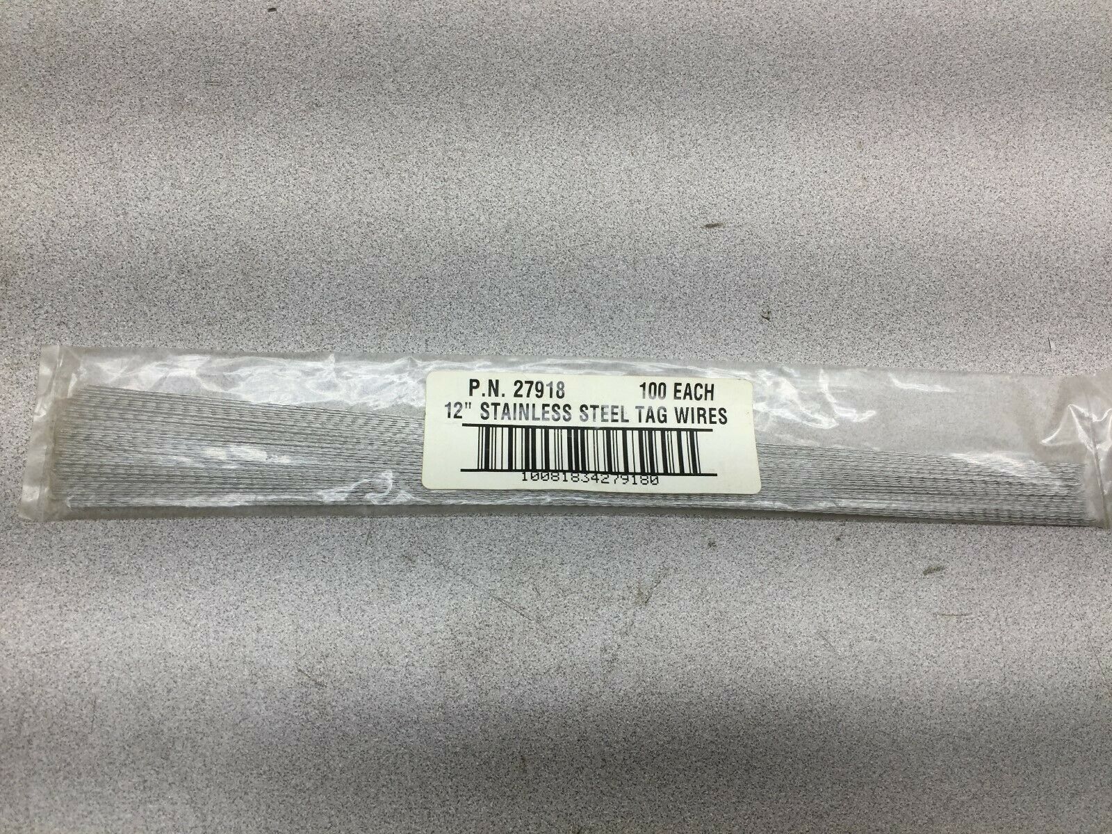 NEW IN BAG CH HANSON 12" STAINLESS STEEL TAG WIRES 100 EA 27918