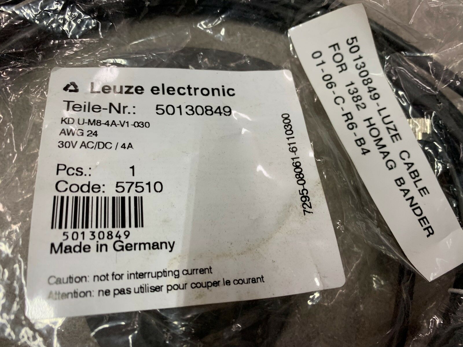 NEW IN BAG LUEZE CABLE 50130849