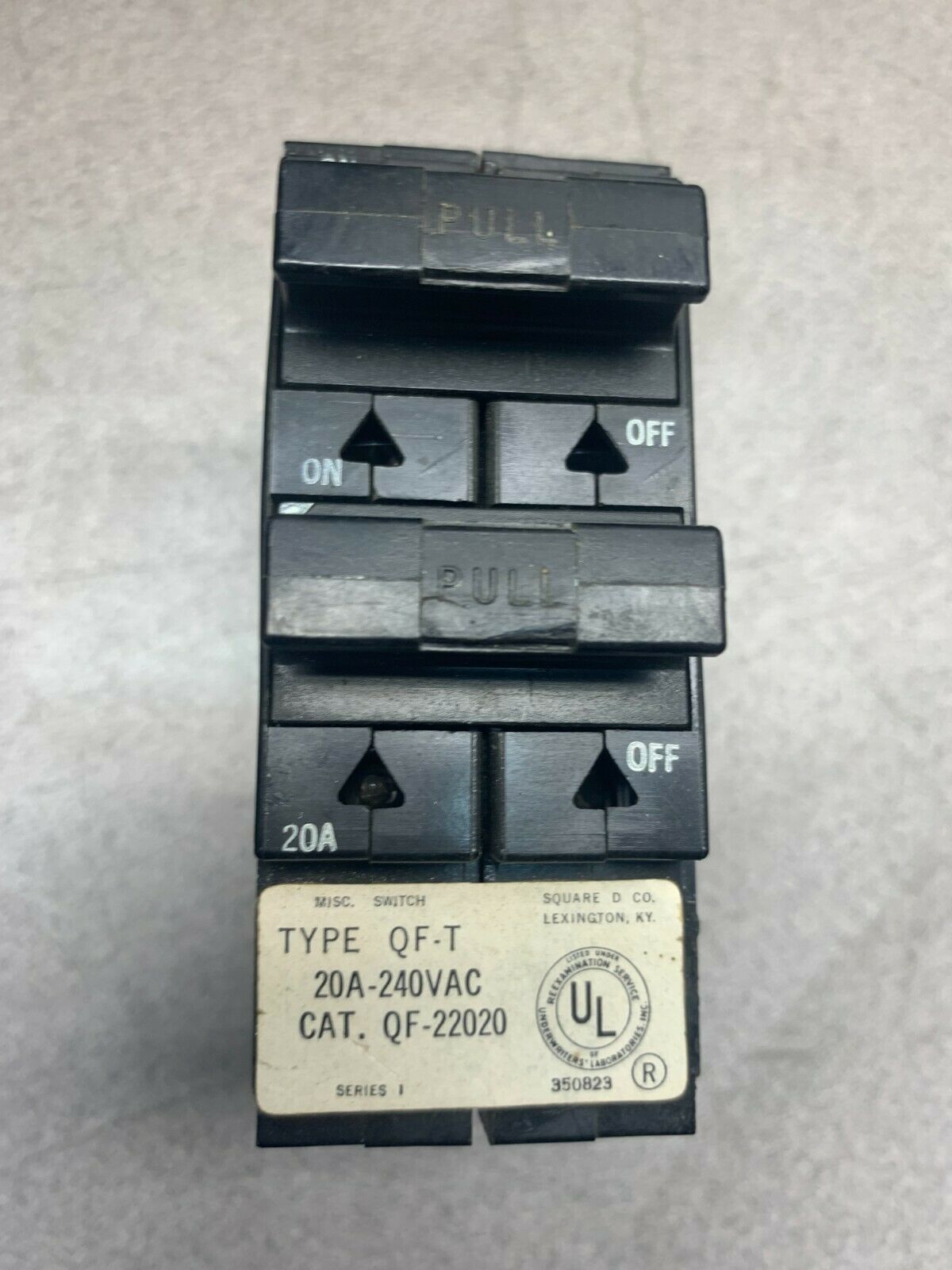 USED SQUARE D SWITCH QF-22020