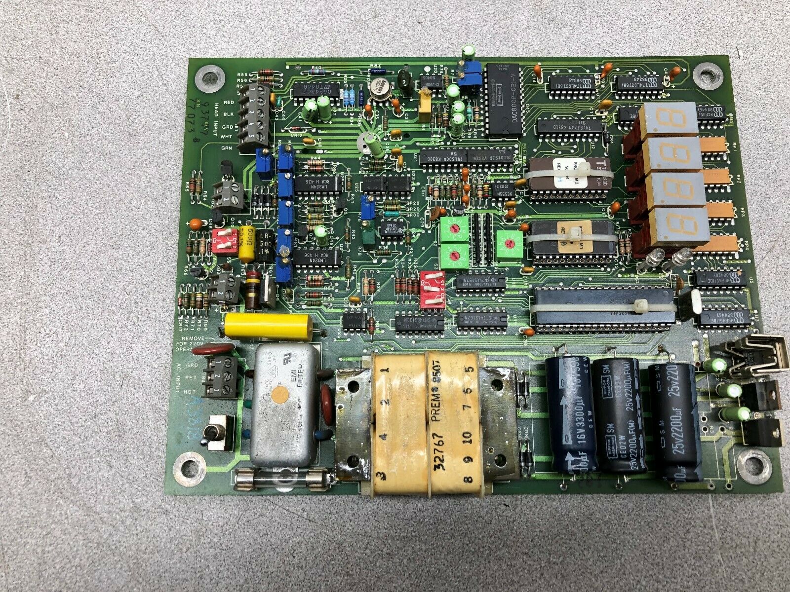 USED RAYTEK DISPLAY BOARD 10597