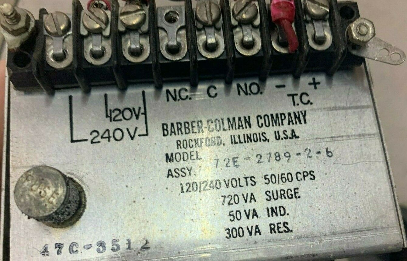 USED BARBER COLMAN TIMER  72E-2789-2-6