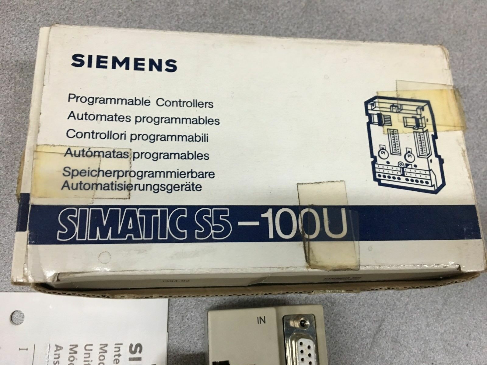 NEW IN BOX SIEMENS SIMATIC S5 INTERFACE MODULE 6ES5 316-8MA11