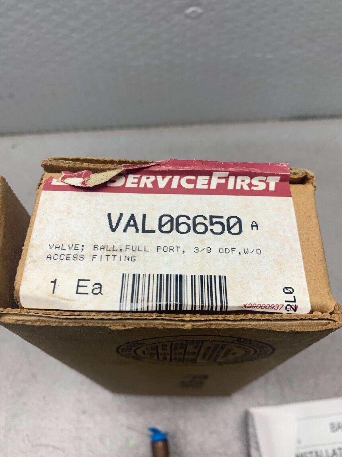 NEW IN BOX ALCO HENRY 3/8" ODS REFRIGERANT BALL VALVE 905203 VAL06650