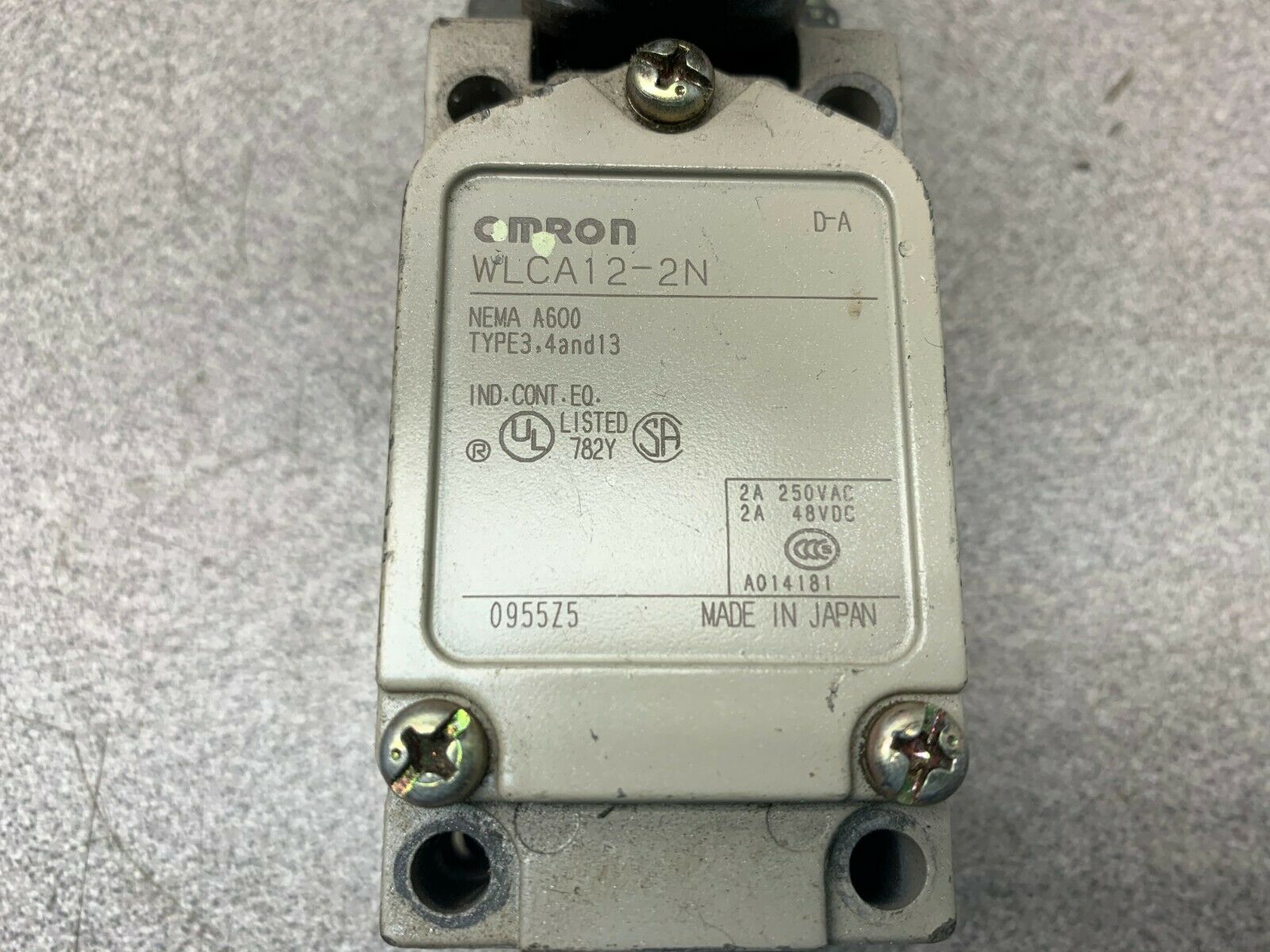 USED OMRON SWITCH WLCA12-2N