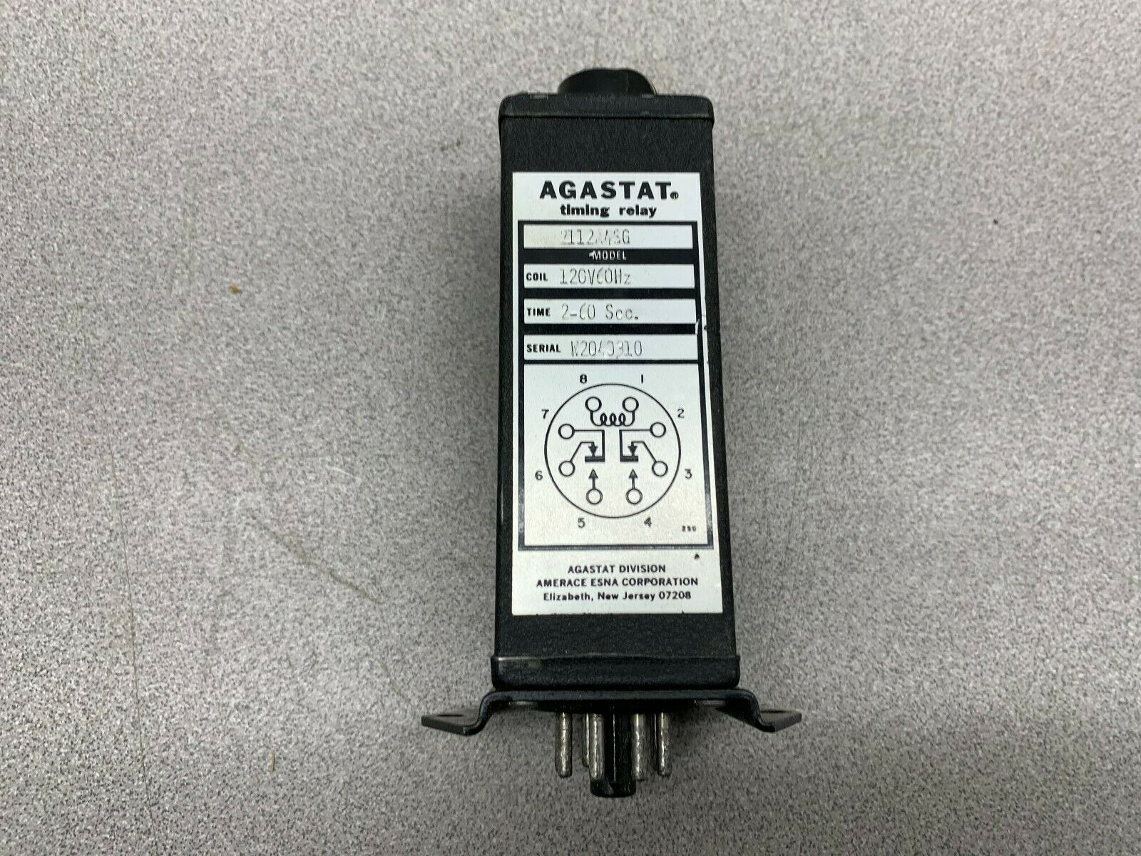 NEW NO BOX AGASTAT RELAY 2112A4SG