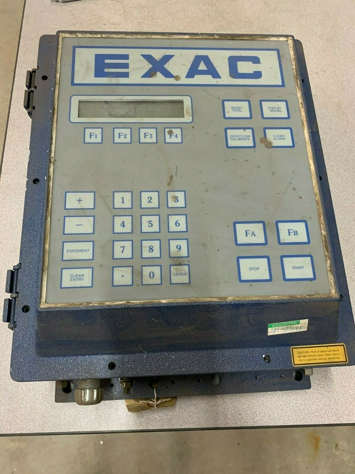 NEW EXAC MASS FLOW TRANSMITTER 8100