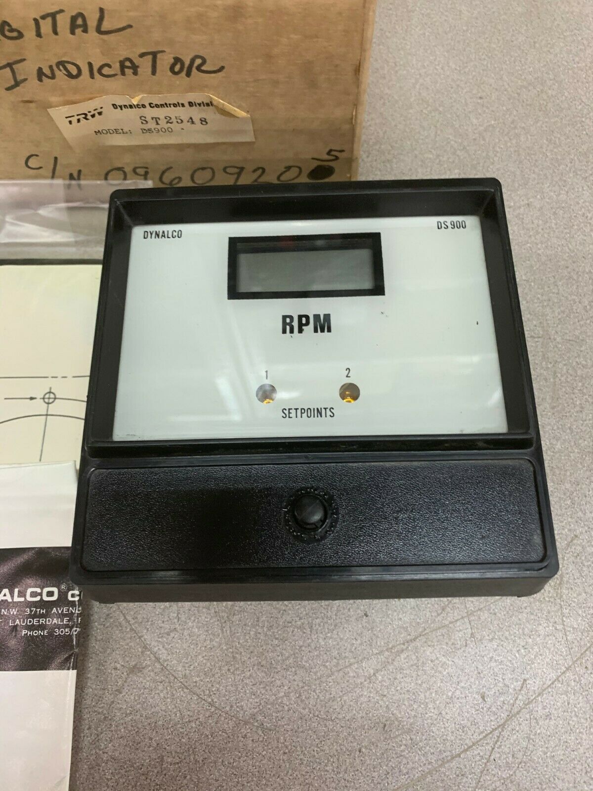 NEW IN BOX DYNALCO DIGITAL INDICATOR DS900-177