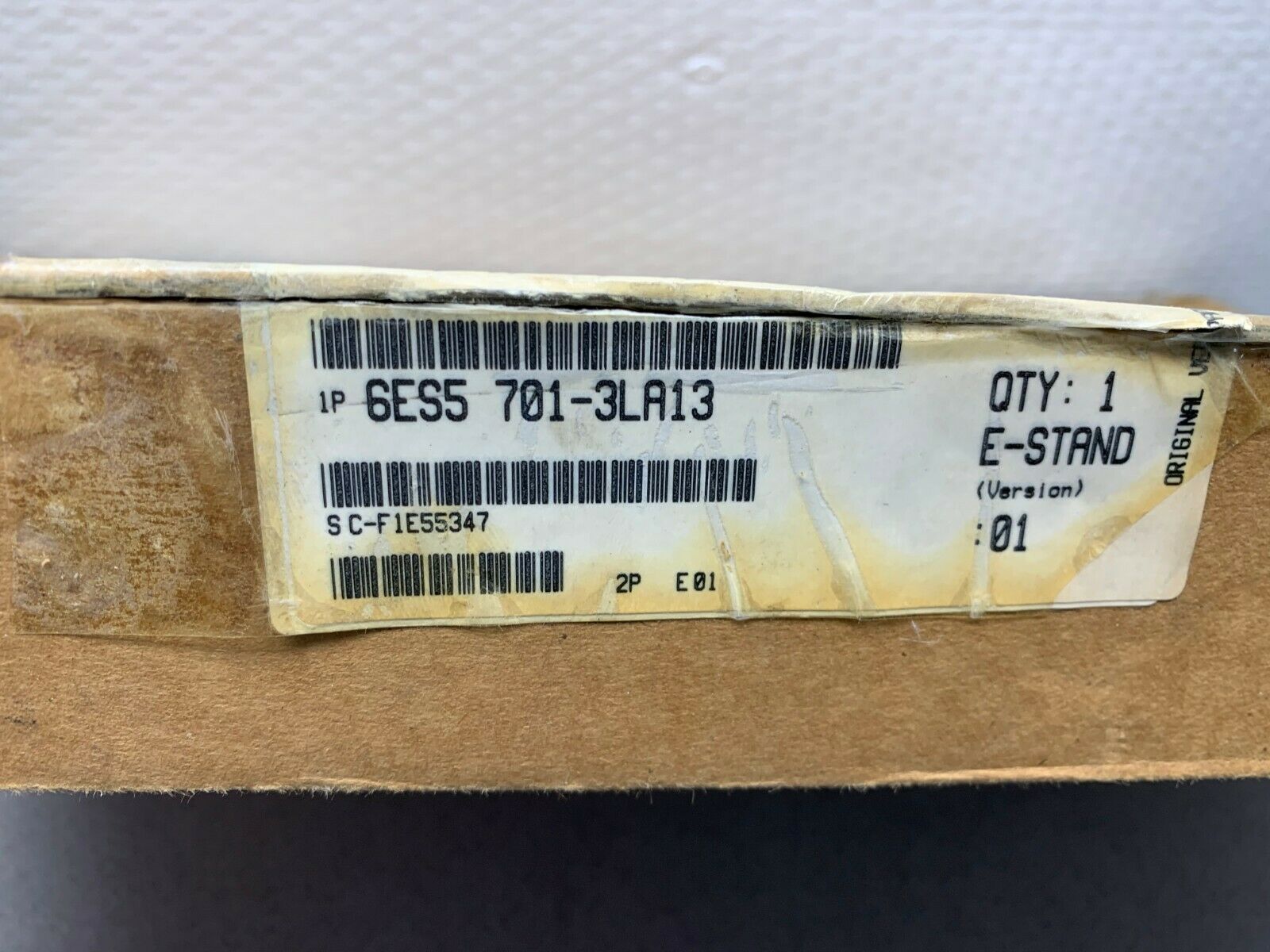 NEW IN BOX SIEMENS SIMATIC S5 SLOT RACK 6ES5 701-3LA13