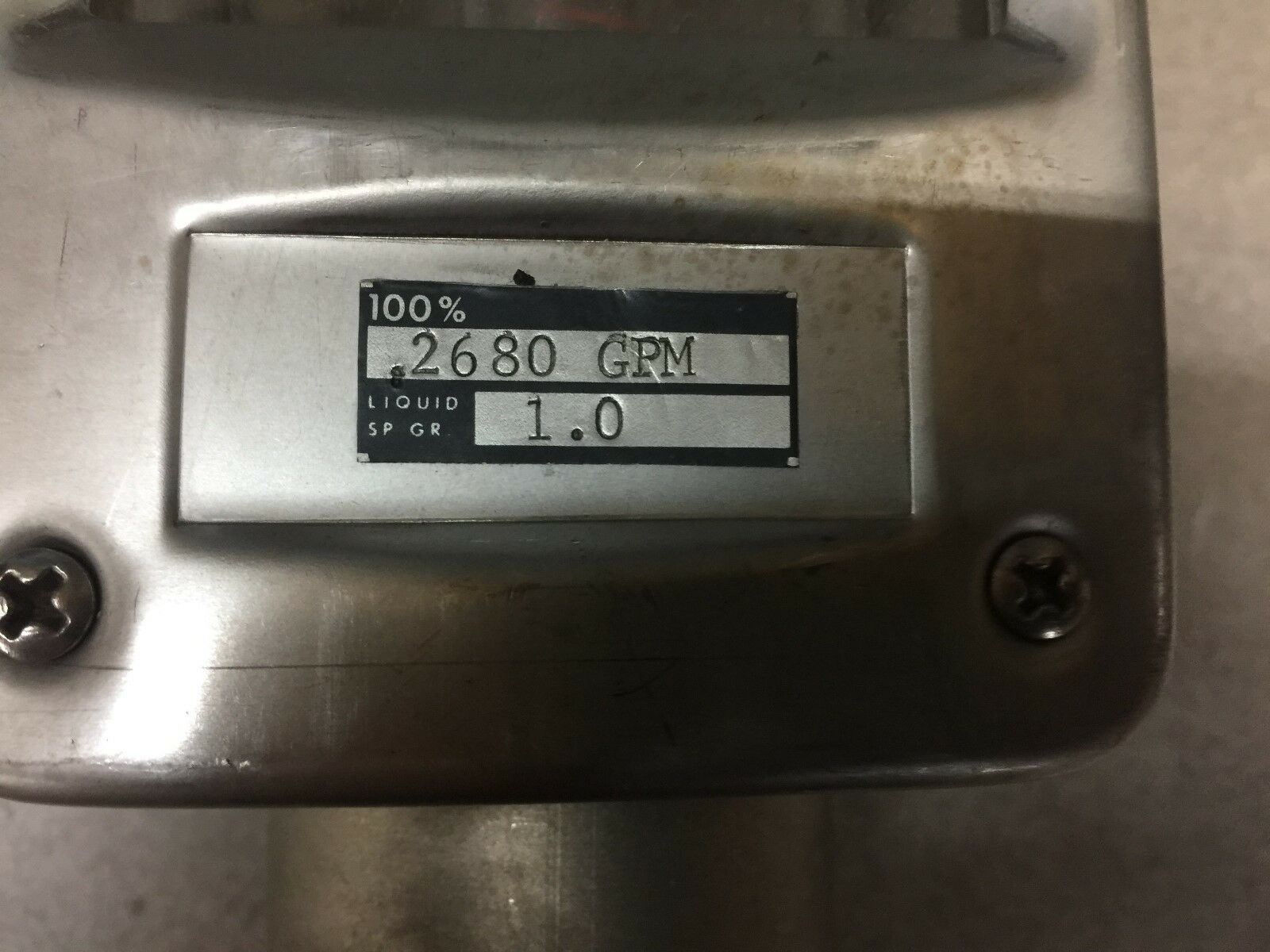 NEW NO BOX FISCHER & PORTER FLOWMETER 10A1755A