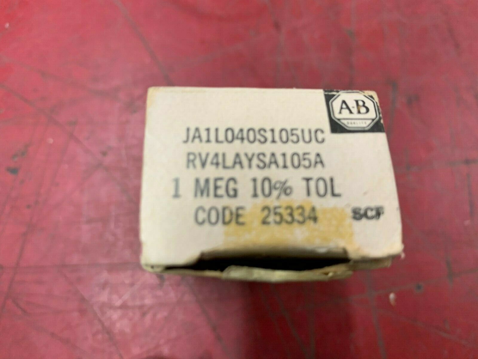 NEW IN BOX ALLEN BRADLEY RESISTOR JA1L040S105UC