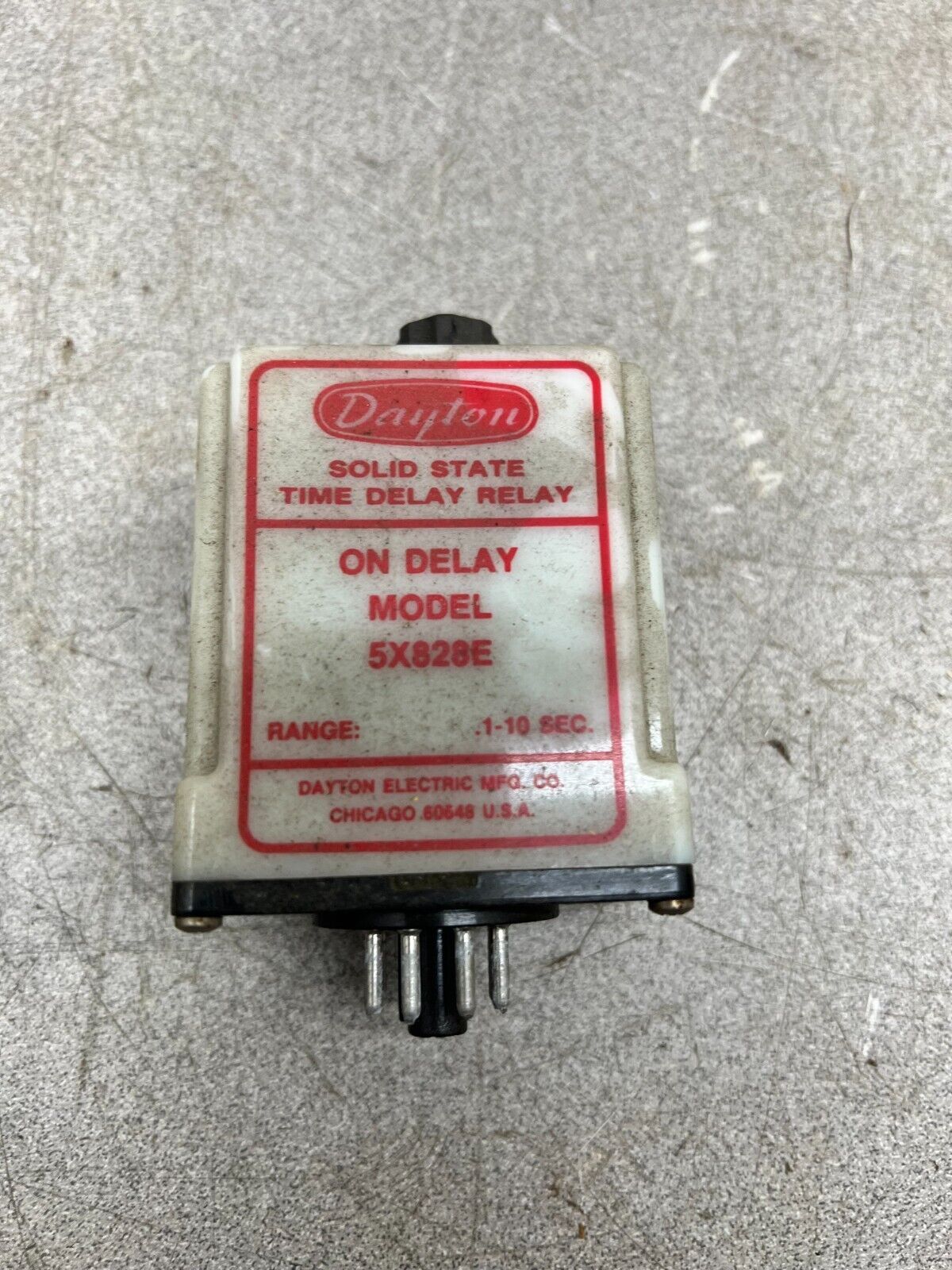 USED DAYTON RELAY 5X828E