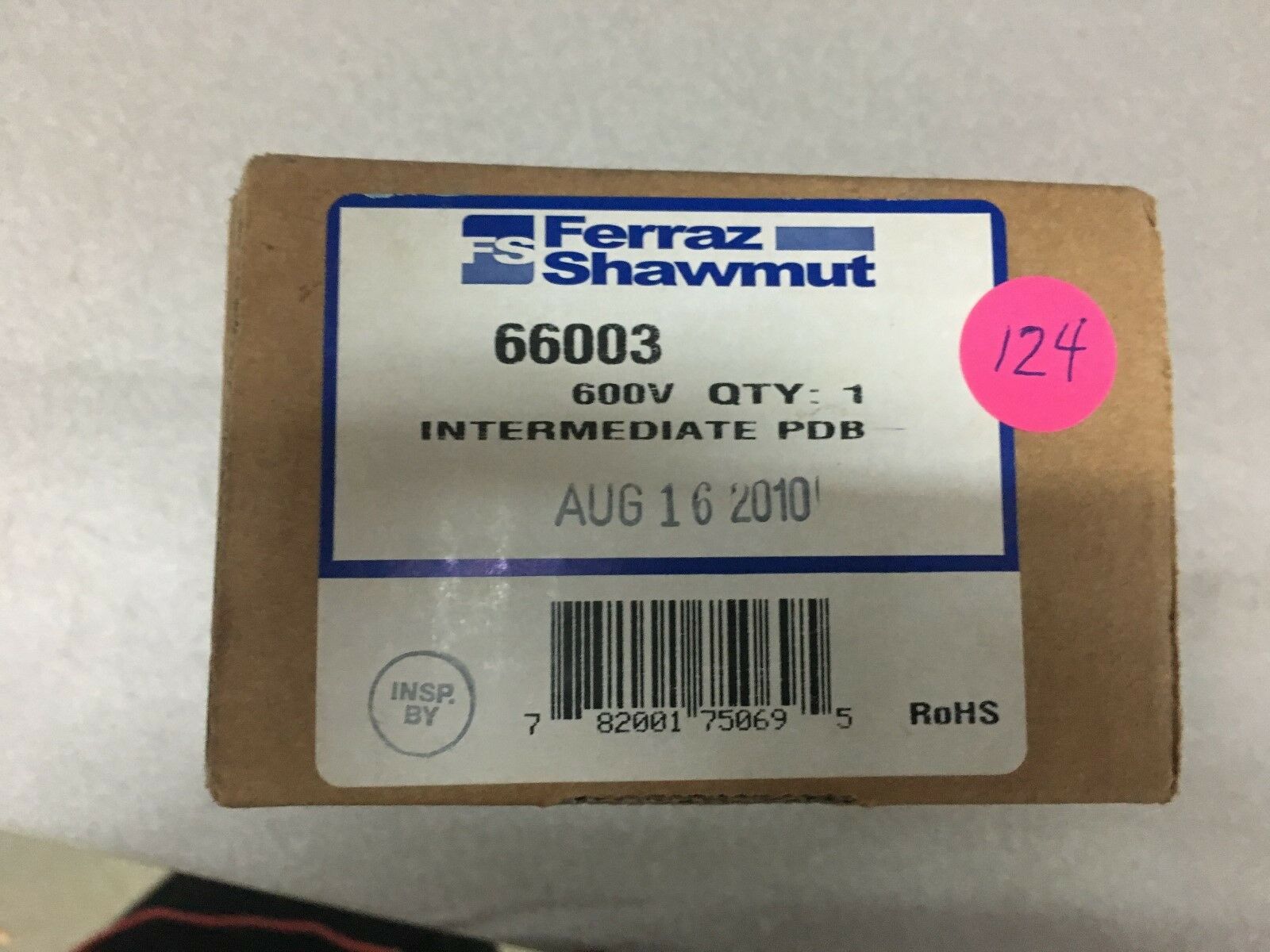 NEW IN BOX FERRAZ SHAWMUT INTERMEDIATE PDB  66003