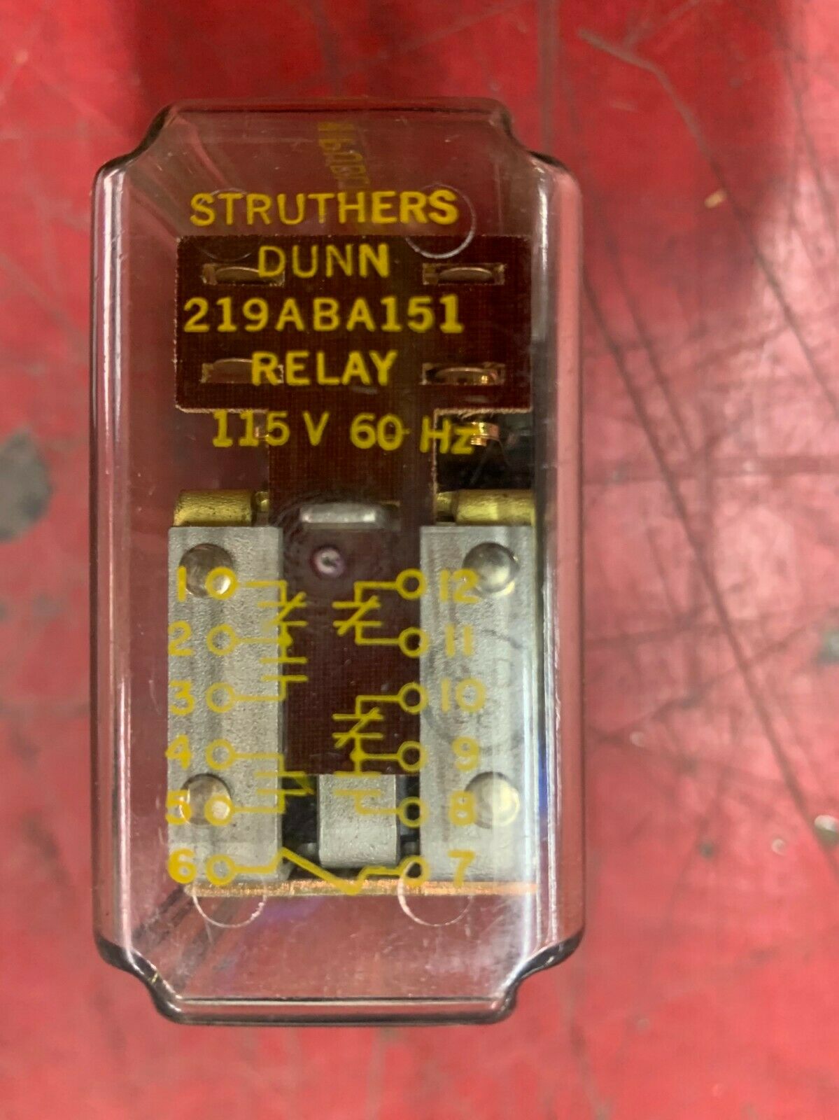 NEW NO BOX STRUTHERS-DUNN 115VAC. RELAY 219ABA151