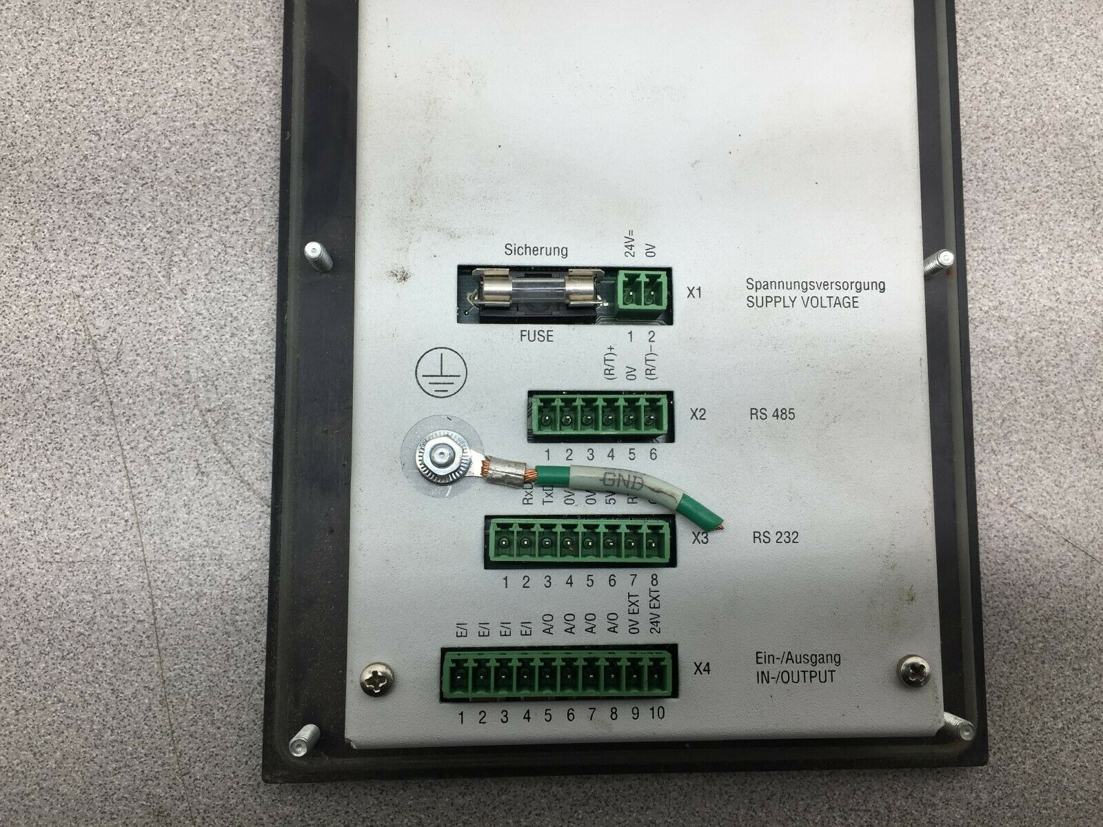 USED INDRAMAT CTA10-1 OPERATOR INTERFACE CTA10-1B-001-FW