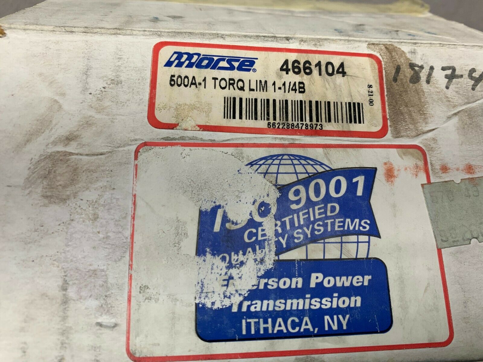 NEW IN BOX MORSE 466104 TORQUE LIMITOR  500A-1 1-1/4 B