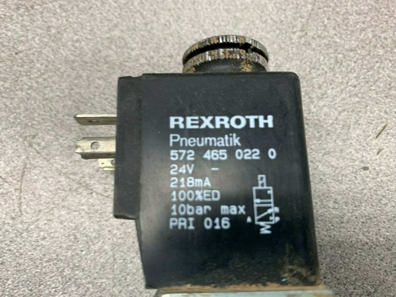 USED REXROTH VALVE COIL 572 465 022 0