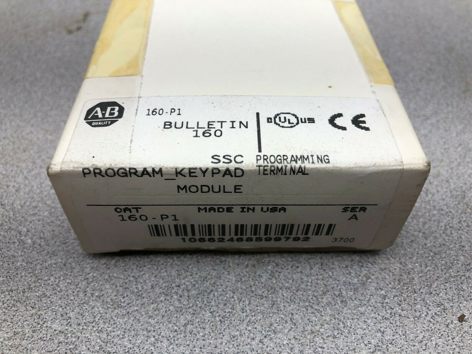 NEW IN BOX ALLEN BRADLEY PROGRAM KEYPAD MODULE 160-P1