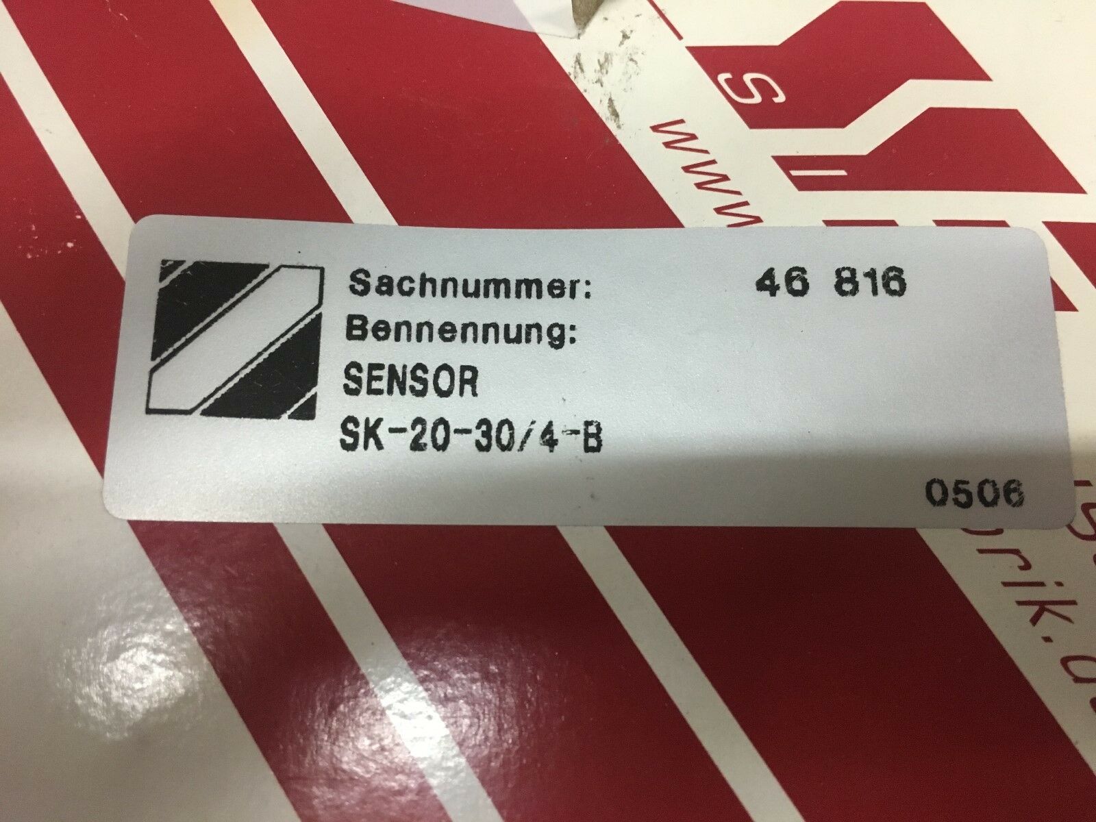 NEW IN BOX SENSORIK MINI SENSOR SK-20-30/4-B