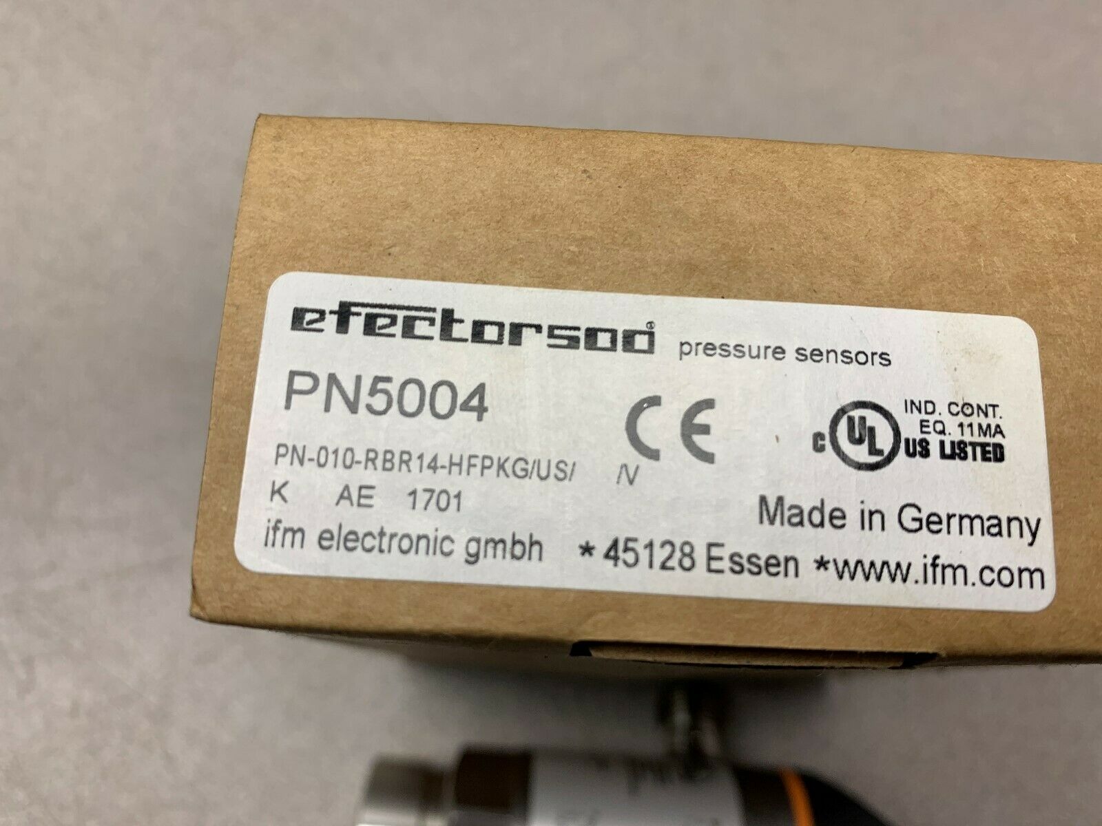 NEW IN BOX EFECTOR500 SENSOR PN-010-RBR14-HFPKG/US/N