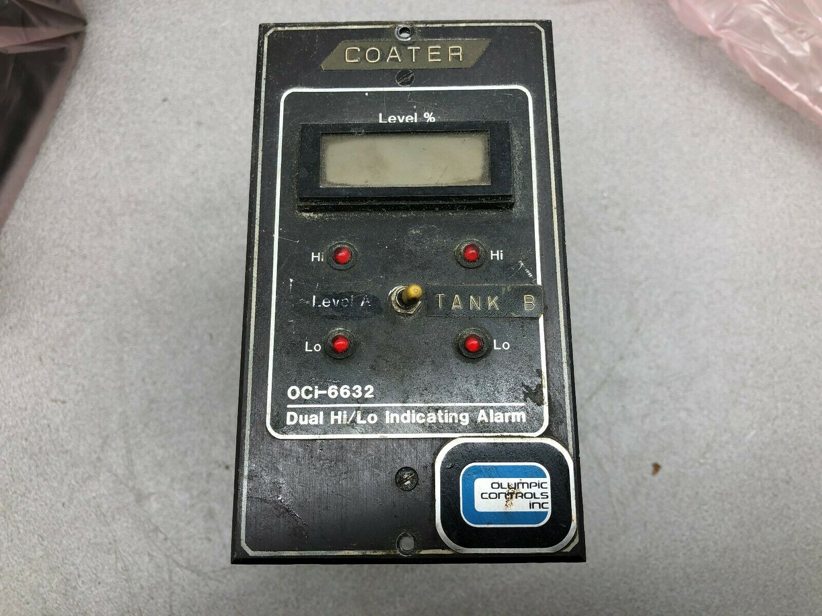 USED OLIMPIC CONTROLS DUAL HI/LO INDICATING ALARM MODULE OCI-CC32