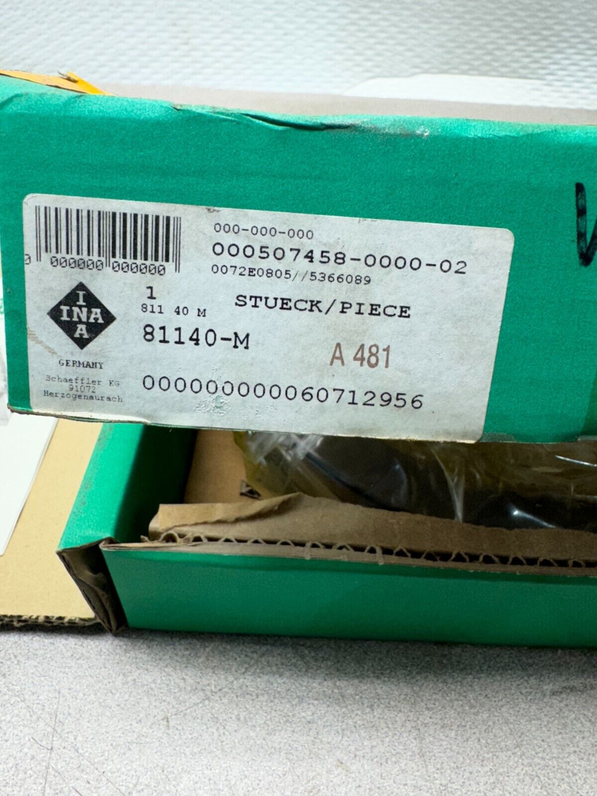 NEW IN BOX INA 81140M THRUST ROLLER BEARING 81140-M