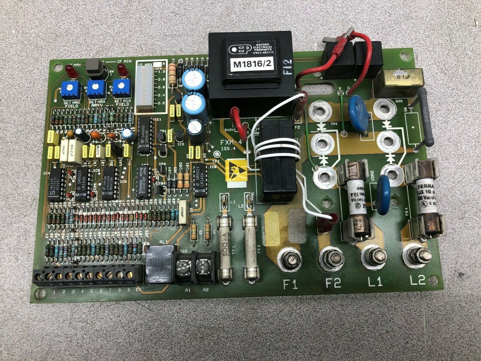 USED OXFORD CIRCUIT BOARD FXM-4