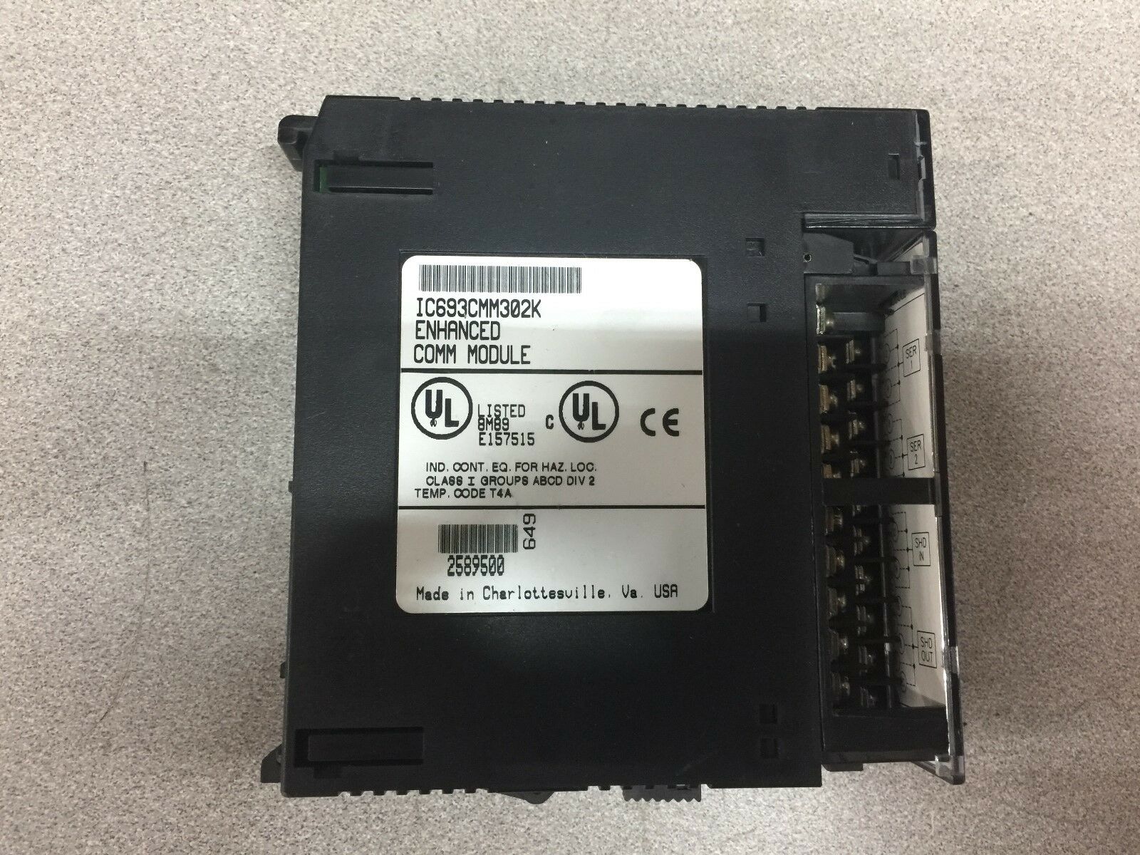 USED GE FANUC ENHANCED COMM MODULE IC693CMM302K