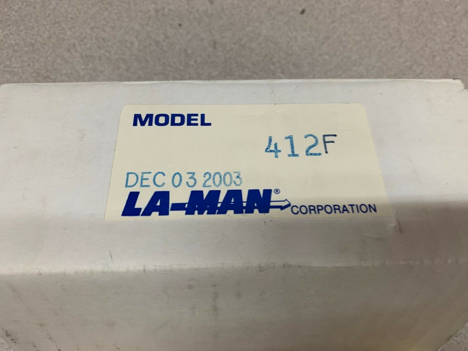 NEW IN BOX LA MAN FILTER 412F