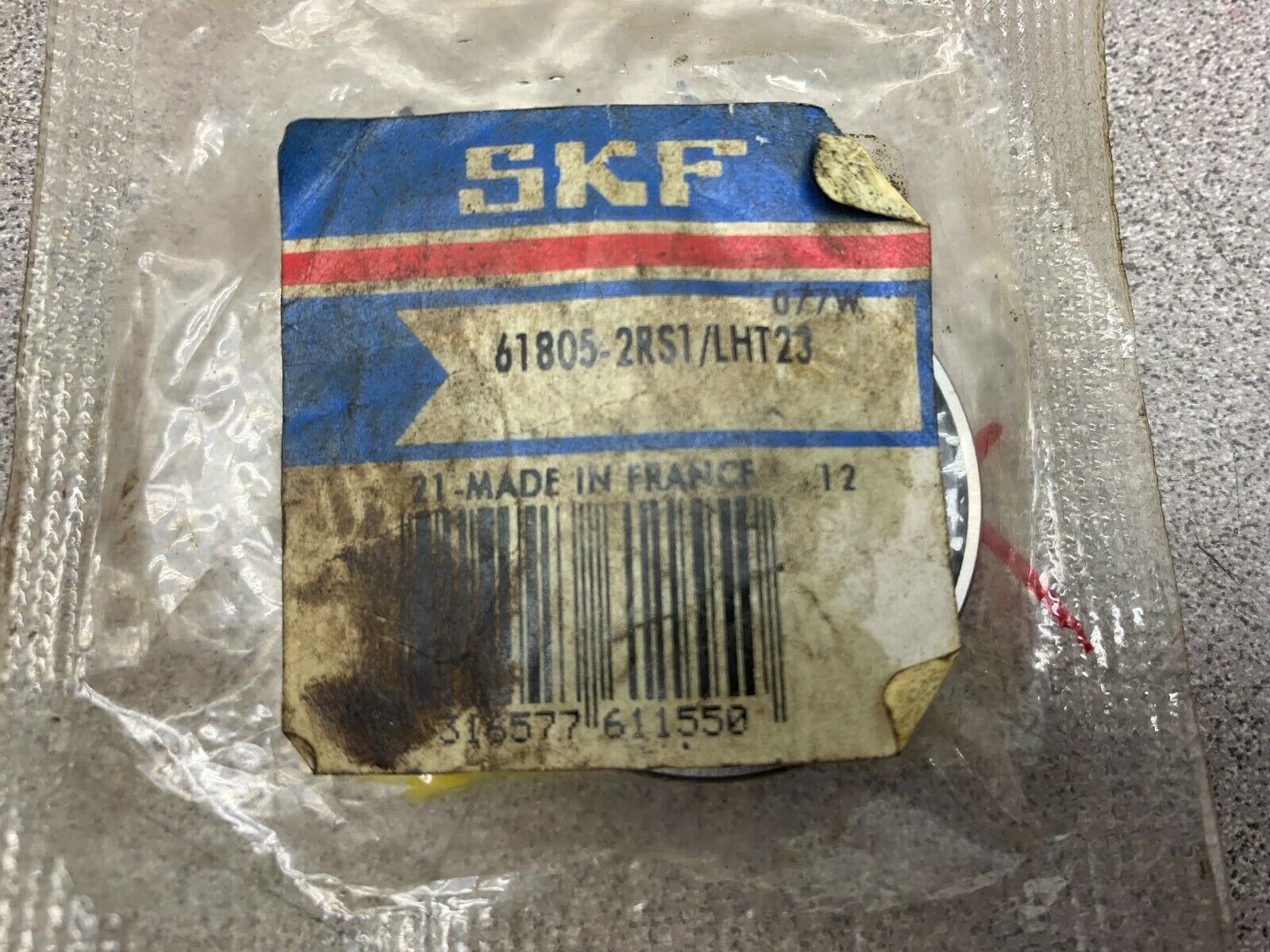 NEW NO BOX SKF BEARING 61805-2RS1/LHT23