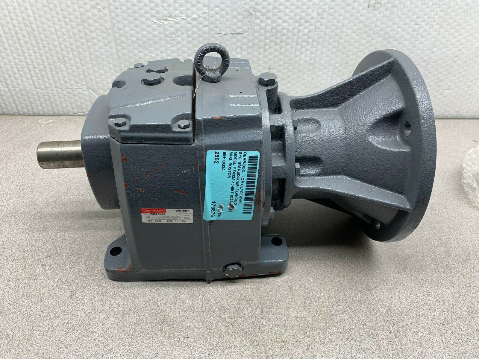 NEW NO BOSTON GEAR 10:1 RATIO HELICAL SPEED REDUCER F632B-10-B9