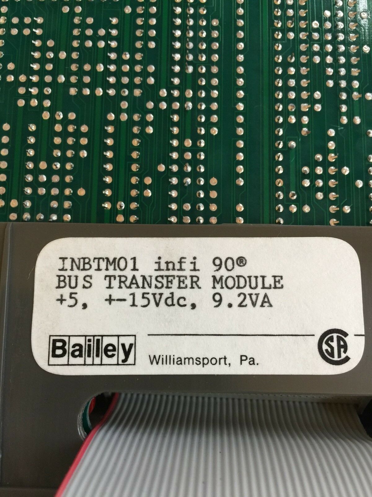 NEW IN BOX BAILEY INFI 90 BUS TRANSFER MODULE INBTM01 WITH 6634205A1 LOOP CABLE