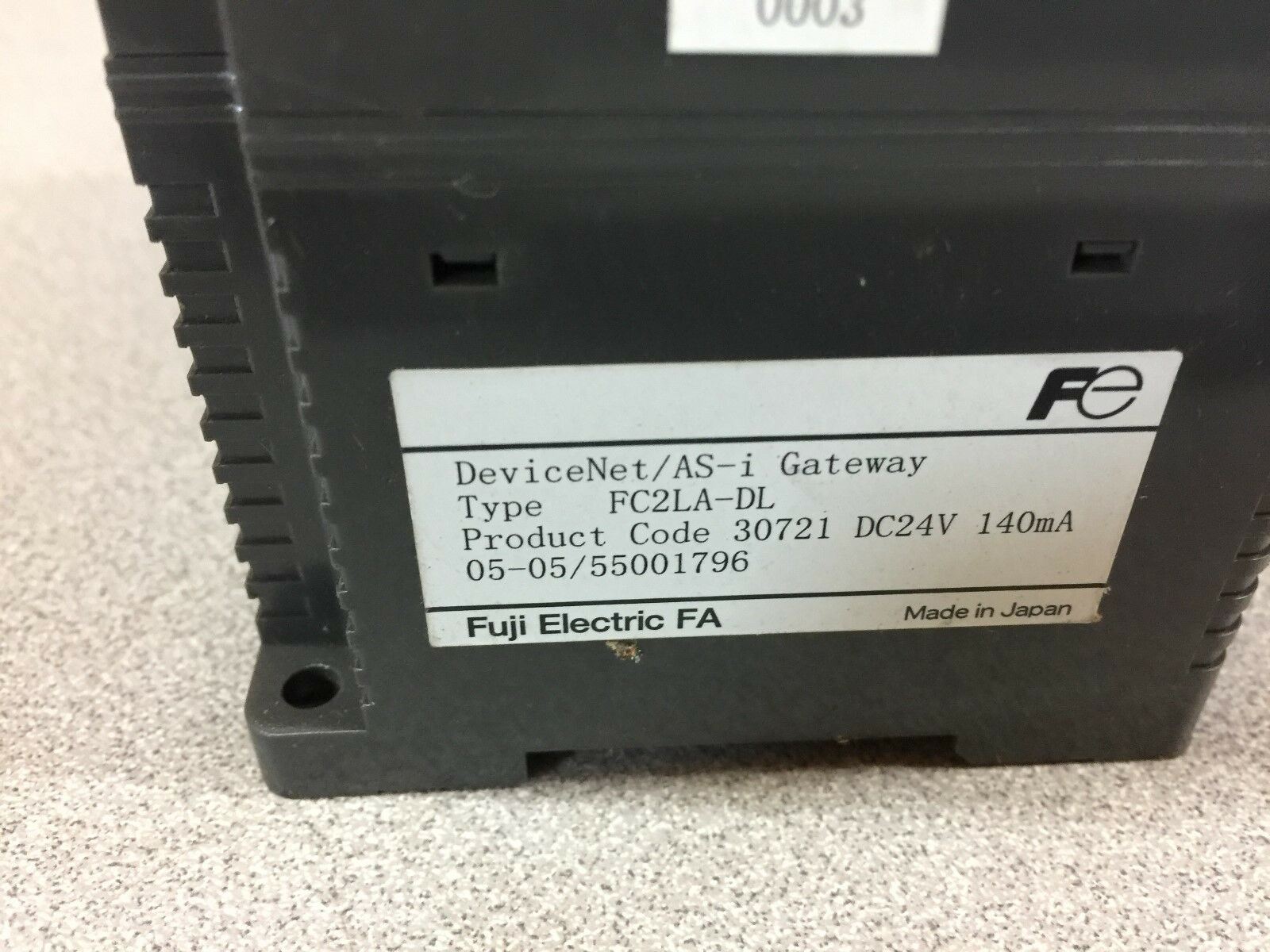 USED FUJI ELECTRIC 24VDC DEVICENET/AS-I GATEWAY   FC2LA-DL