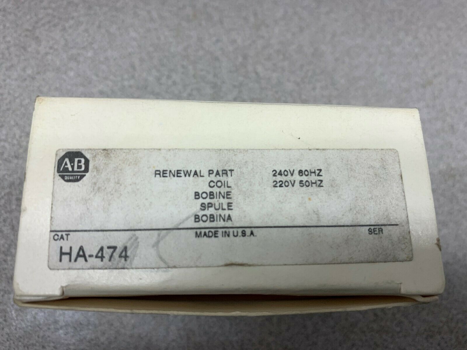 NEW IN BOX ALLEN BRADLEY COIL H4-474