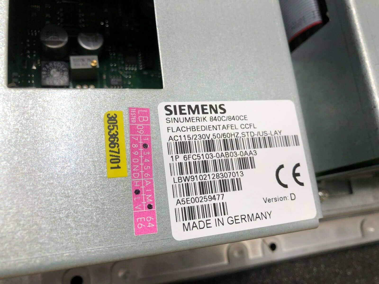 NEW IN BOX SIEMENS SINUMERIK HUMAN INTERFACE MODULE 6FC5103-0AB03-0AA3