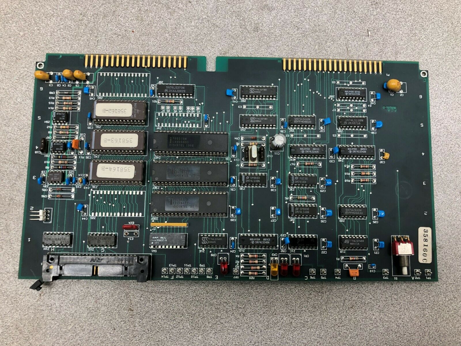 USED VIDEOJET TECHNOLOGIES VIDEO JET CIRCUIT BOARD 358160C