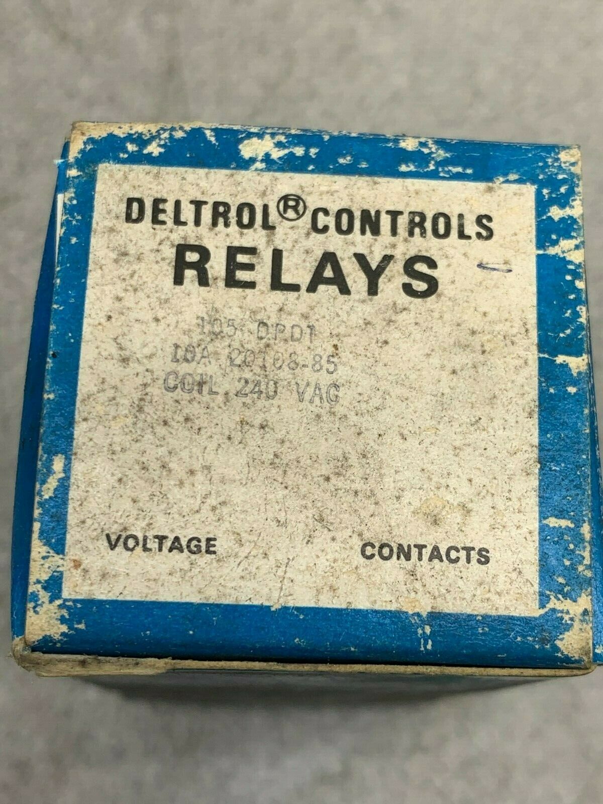 LOT OF 4 NEW IN BOX DELTROL RELAY 105 DPDT