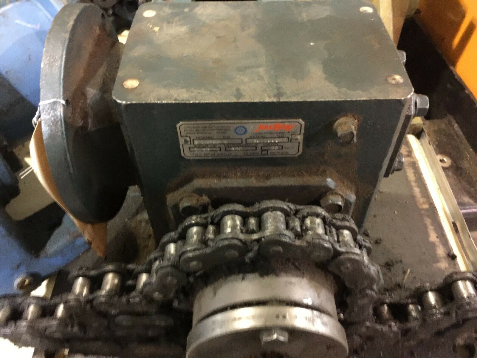 USED GROVE GEAR FLEXALINE 30:1 RATIO 56C FRAME 1.68 HP 1759 RPM ANGLED GEAR REDU