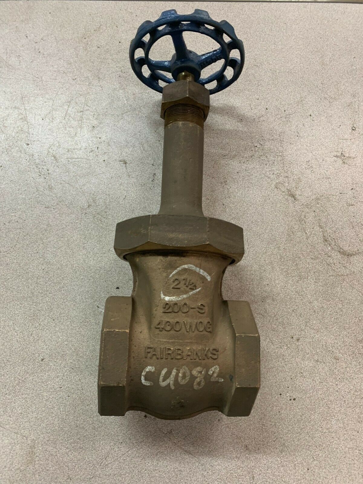 NEW NO BOX FAIRBANKS 2-1/2" 200-S 400WOG GATE VALVE 0234B