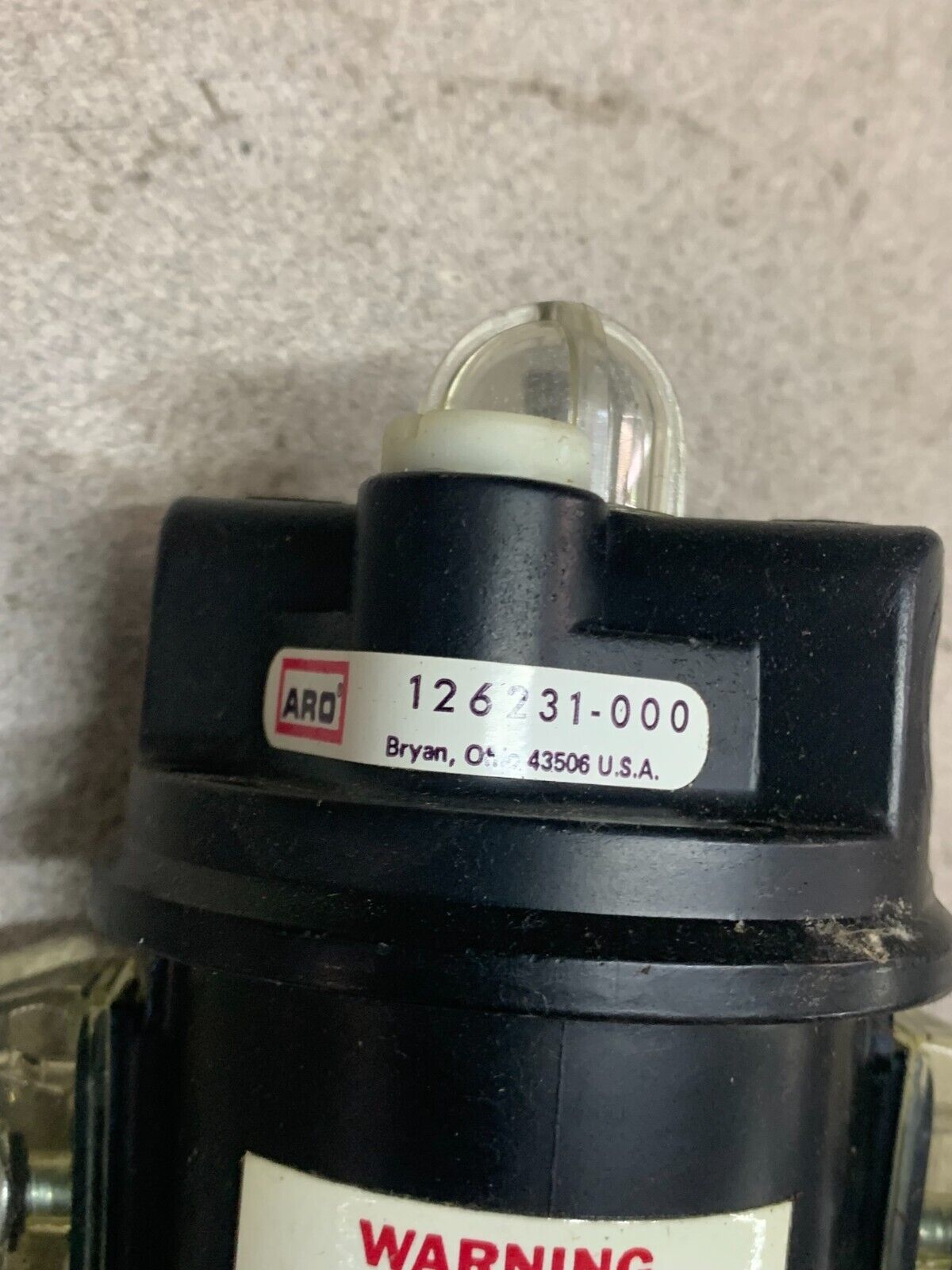 NEW ARO PNEUMATIC LUBRICATOR 126231-000