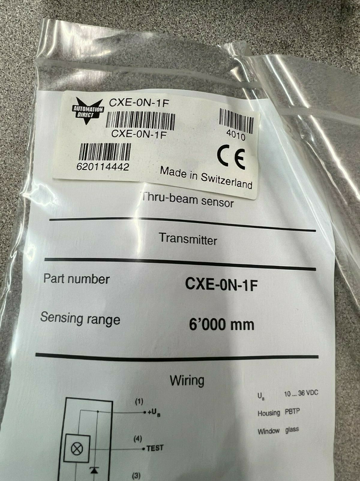 NEW IN BAG AUTOMATION DIRECT TRANSMITTER CXE-0N-1F