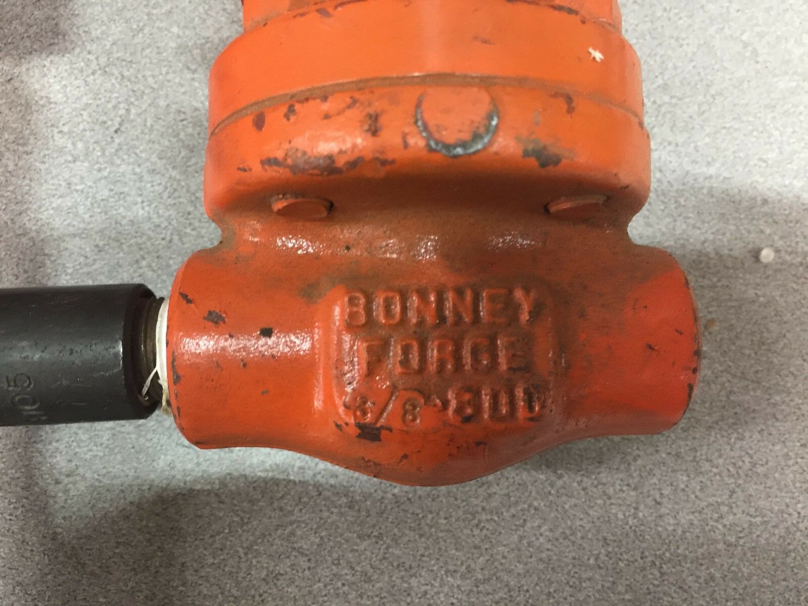 USED  SET OF 2 BONNEY FORGE 3/8 GATE VALVE A105N