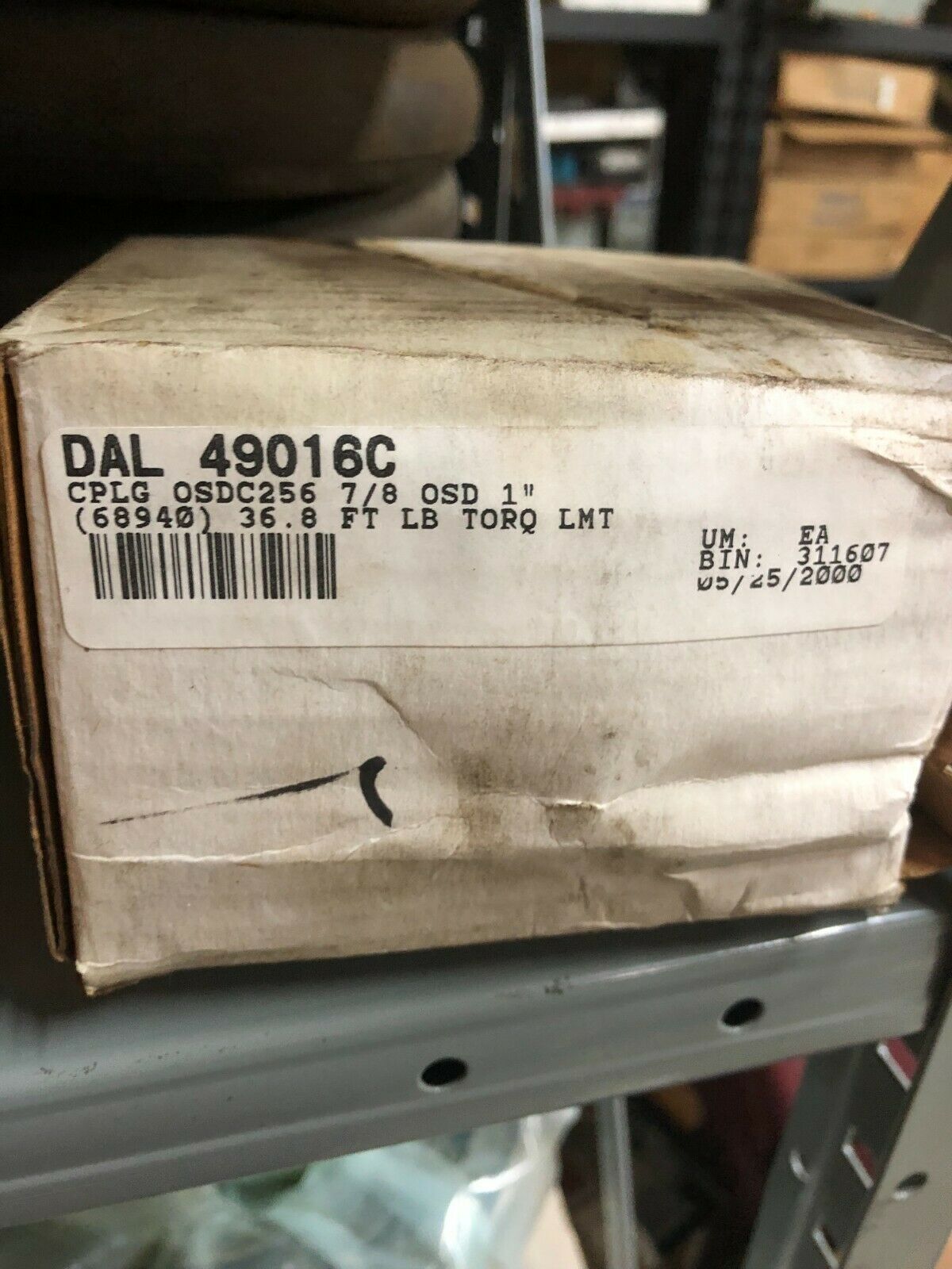 NEW IN BOX BAKER PROCESS COUPLING TORQUE LIMT 49016C