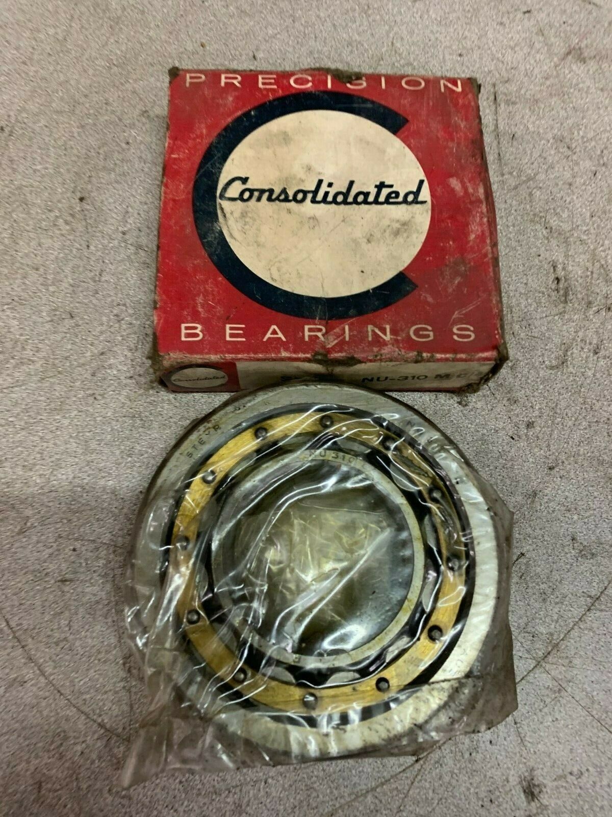 NEW IN BOX CONSOLIDATED ROLLER BEARING NU-310-M